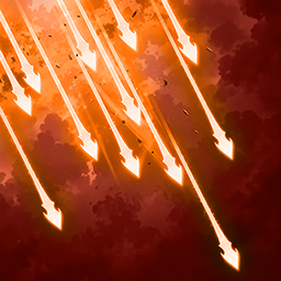 Concentrated artillery fire