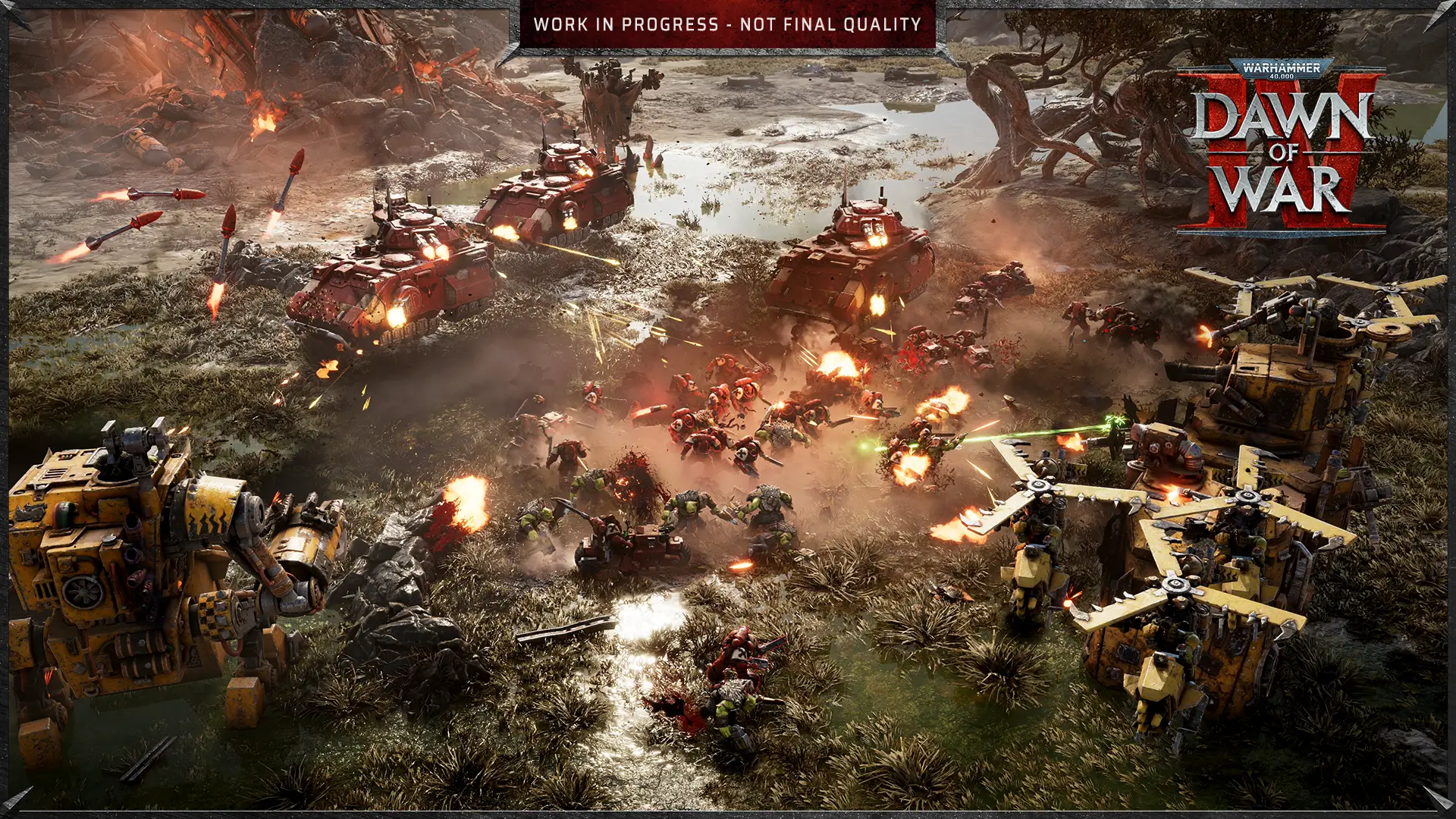 Ork Commanders in action